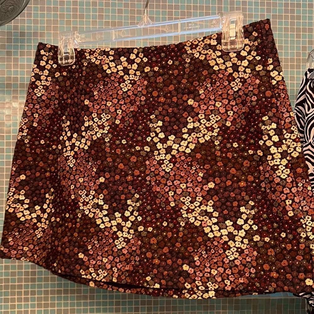 Floral Zara mini skirt